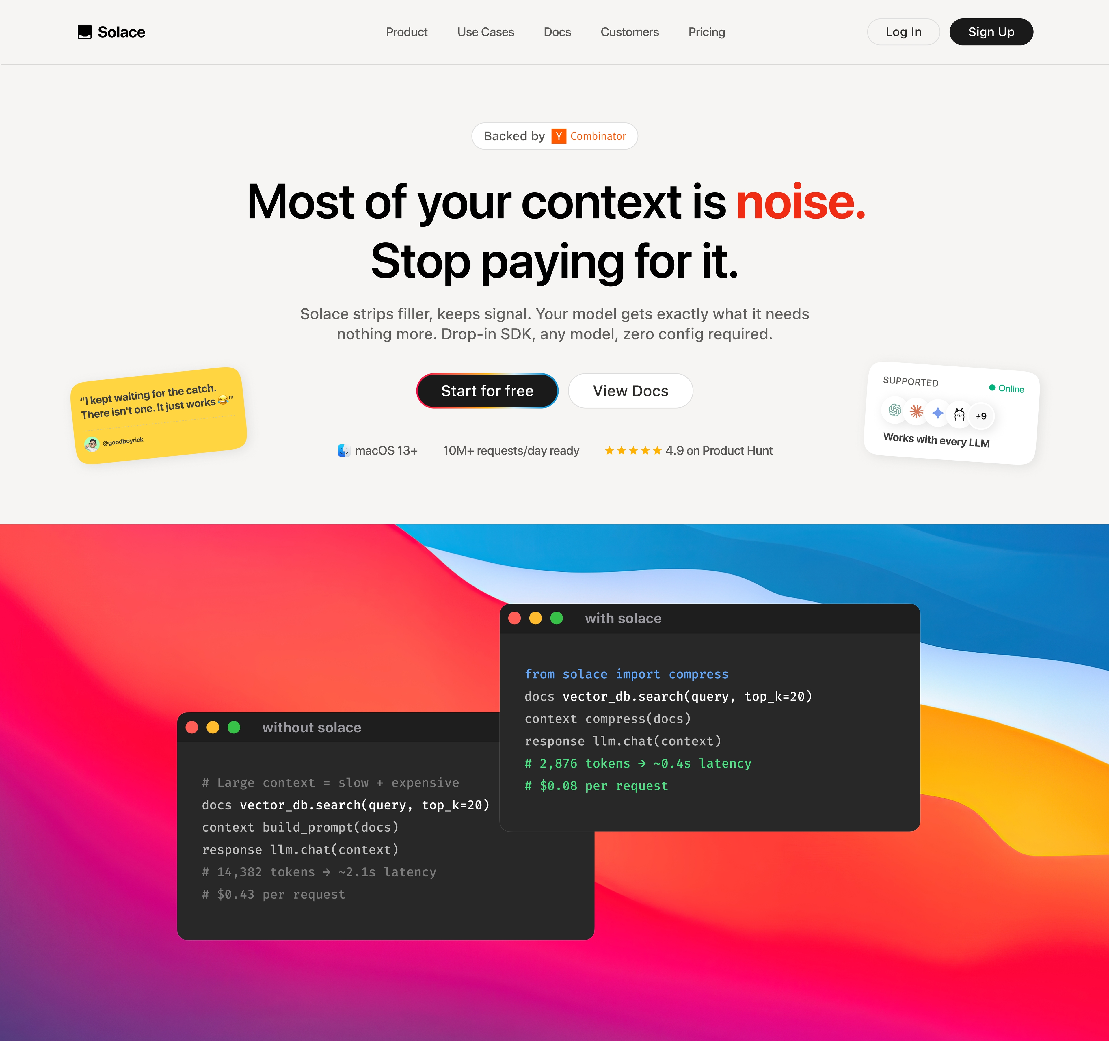 Solace website